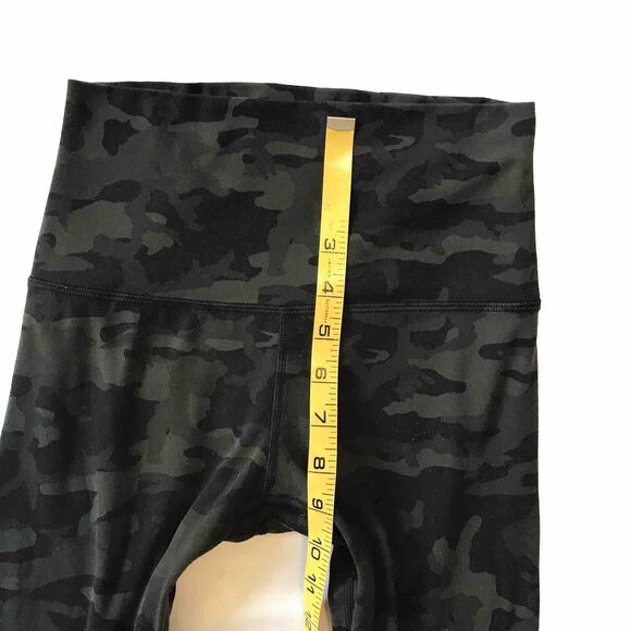 Lululemon Align Crop 21" Leggings Women 4 Camo Gator Green Nulu Gym Yoga W6AVIS - Picture 7 of 8